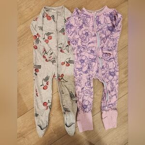 Bonds Wondersuit Gray and Pink Kids One Pieces